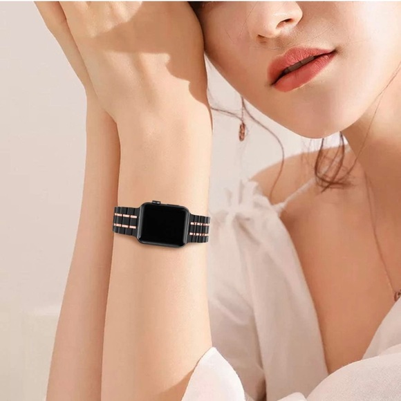 New! Bestig Watch Band Compatible for Apple, Stainless Steel Metal - Picture 5 of 9